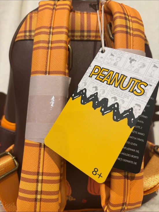 Loungefly Peanuts Snoopy Scarecrow Cosplay Mini Backpack NWT